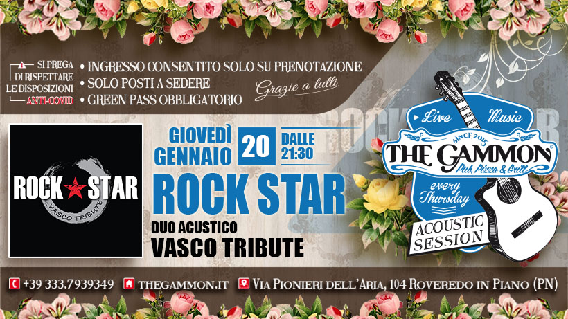 20 Gen – Rock Star – Vasco Rossi Tribute