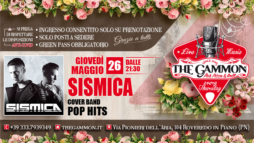 26 Mag – SISMICA Reggaeton & Hits