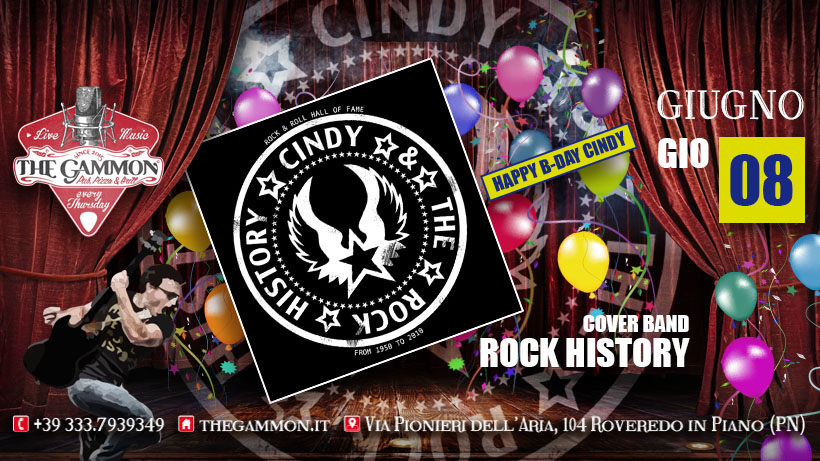 CINDY & The Rock History “Buon Compleanno CINDY”