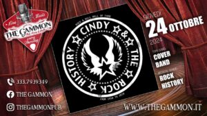 Giovedì 24 Ottobre | Cindy & the Rock History