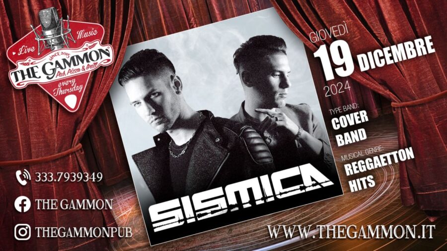 Giovedì 19 Dicembre – SISMICA
