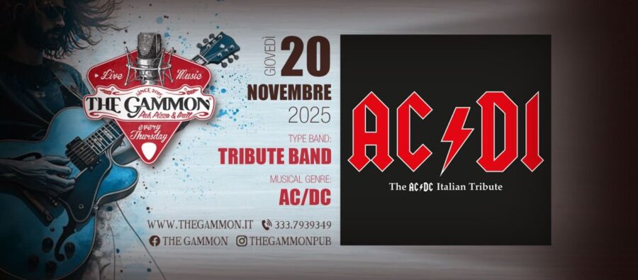 Gio 20 Nov – AC/DI