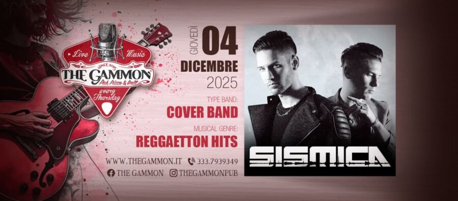 Giov 04 Dic – SISMICA