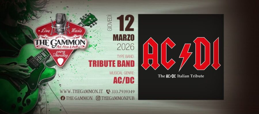 Gio 12 Mar – AC/DI
